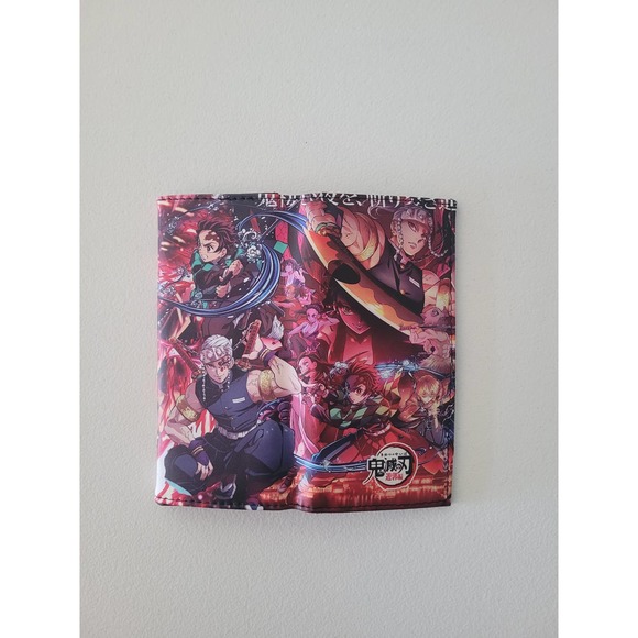 Japanese Anime Demon Slayer Kimetsu No Yaiba Characters Leather Purse Wallet - Picture 2 of 3